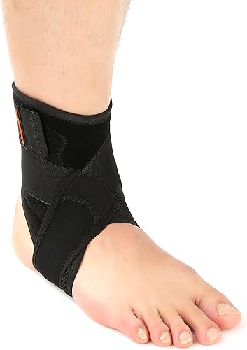 Aider Tobillera  para protección de tobillo lesionado y soporte para esguinces, fascitis plantar, atletismo, recuperación de lesiones, dolor en las