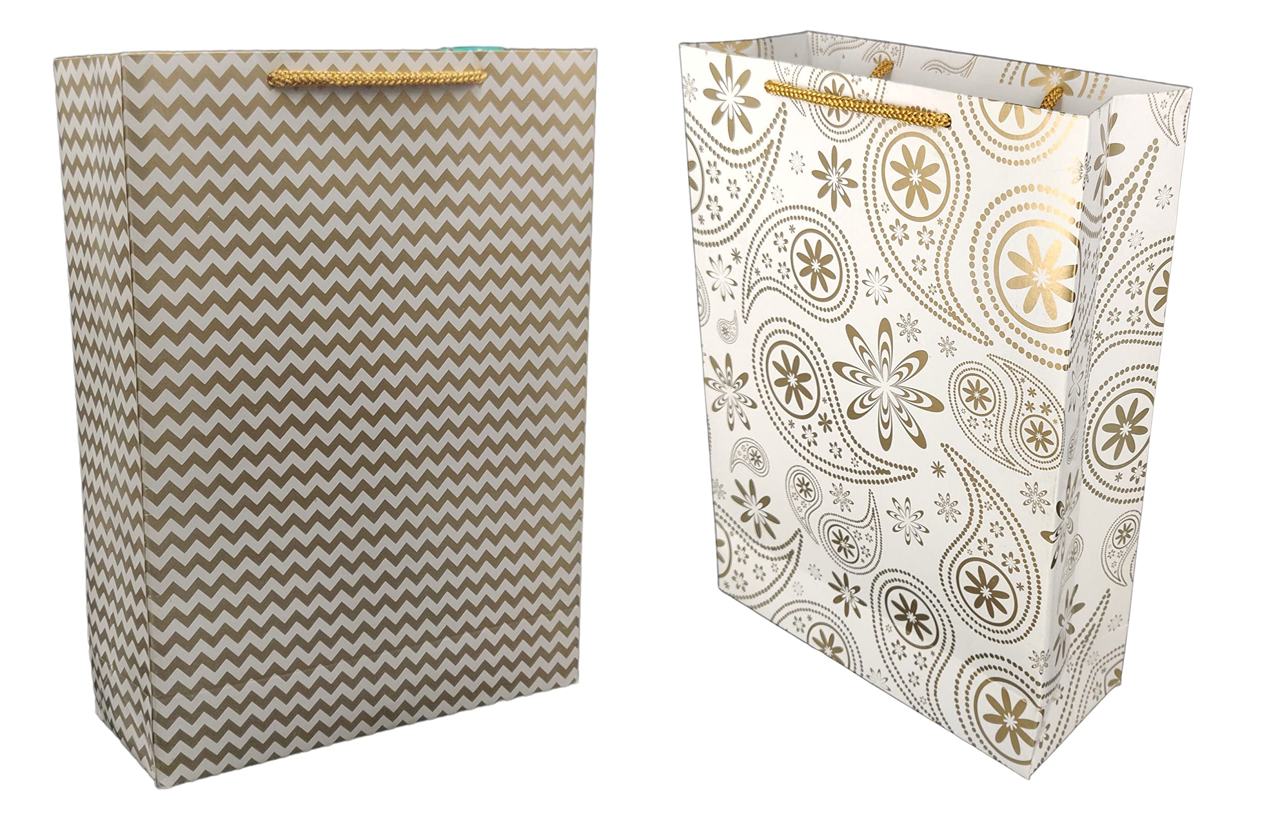 See full amazon price history chart for TASCHE Gold Waves and Gold Mehendi Assorted Paper Carry Bags | Gift Bags for Return gifts, and Birthday presents (28 * 20 * 7.5 cms) (Pack of 40) TASCHE Gold Waves and Gold Mehendi Assorted Paper Carry Bags | Gift Bags for Return gifts, and Birthday presents (28 * 20 * 7.5 cms) (Pack of 40) (B0C3H1MQY8) Amazon Price History, Amazon Price Tracker