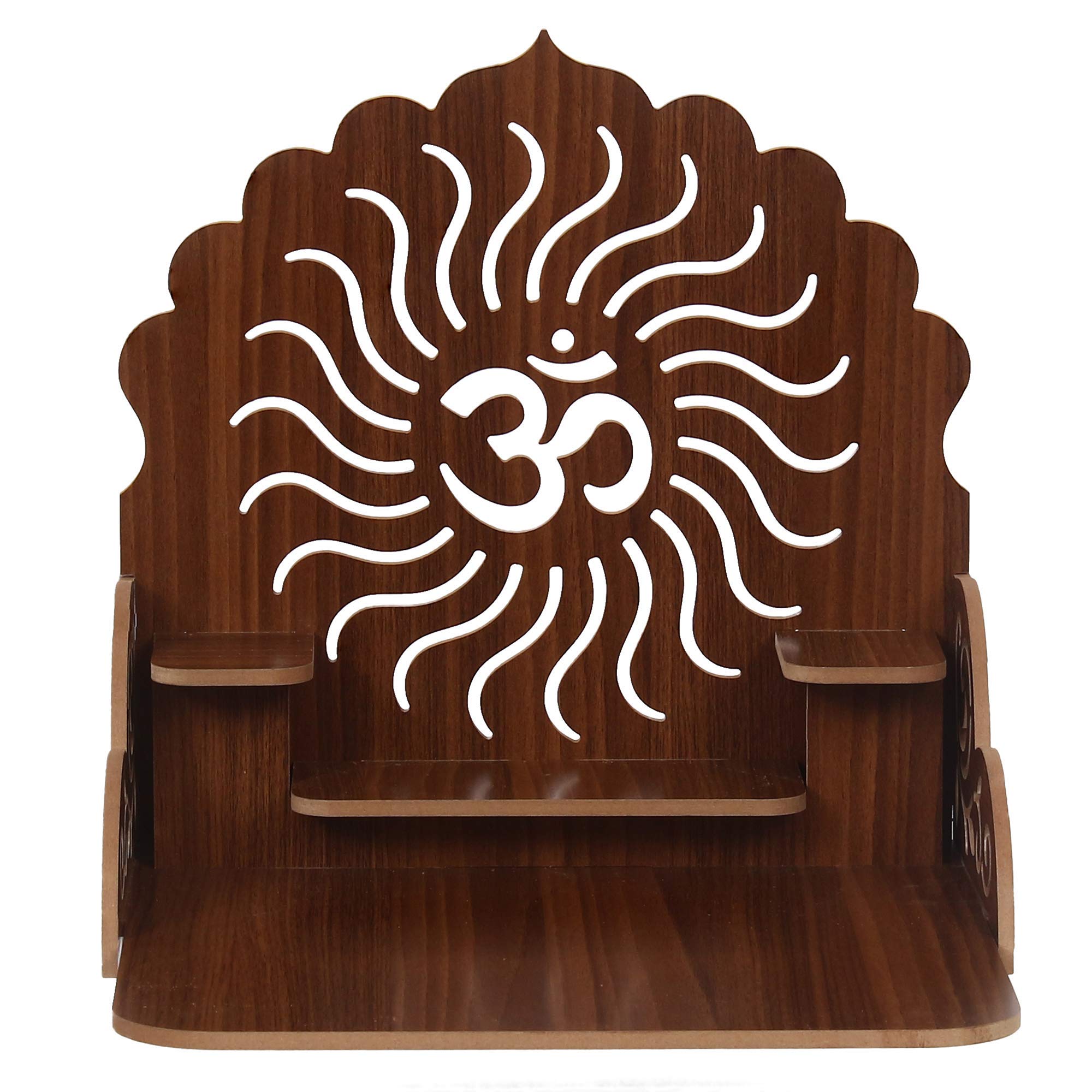 CAPIO ART Religious Wooden Wall Mounted Hanging Puja Temple Wood God