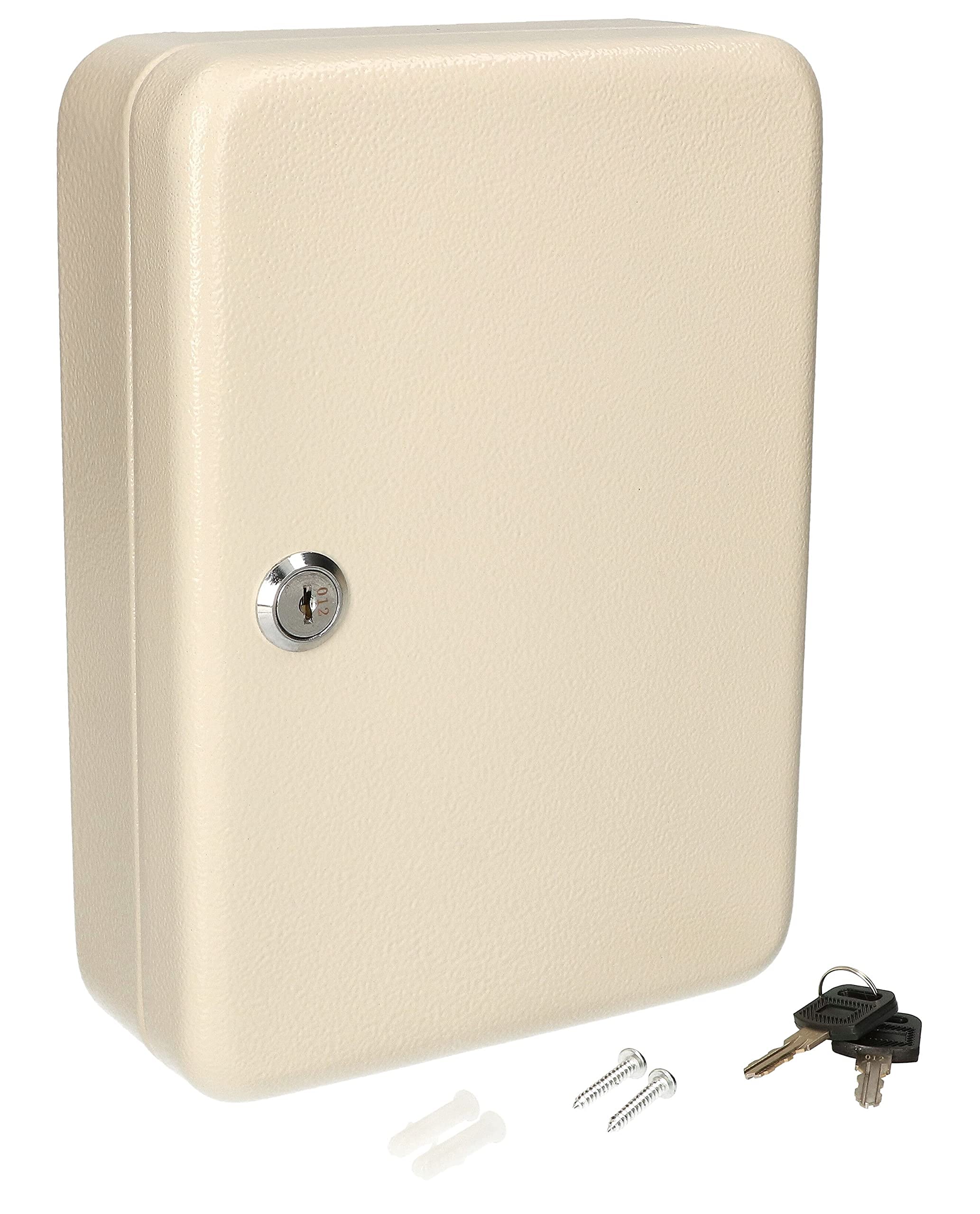 KOTARBAU® Armoire à clés murale 24 clés avec porte-clés Beige