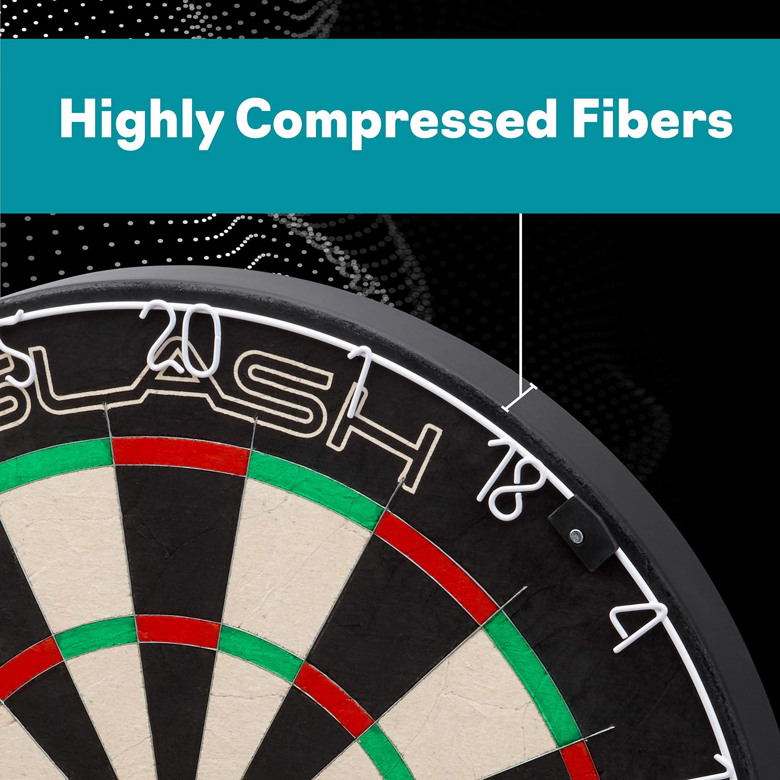 Buy Viper Slash Official Competition Bristle Steel Tip Dartboard, WDF