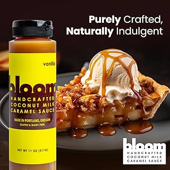 Amazon.com : Bloom Caramel Vanilla Coconut Caramel Sauce – Vegan