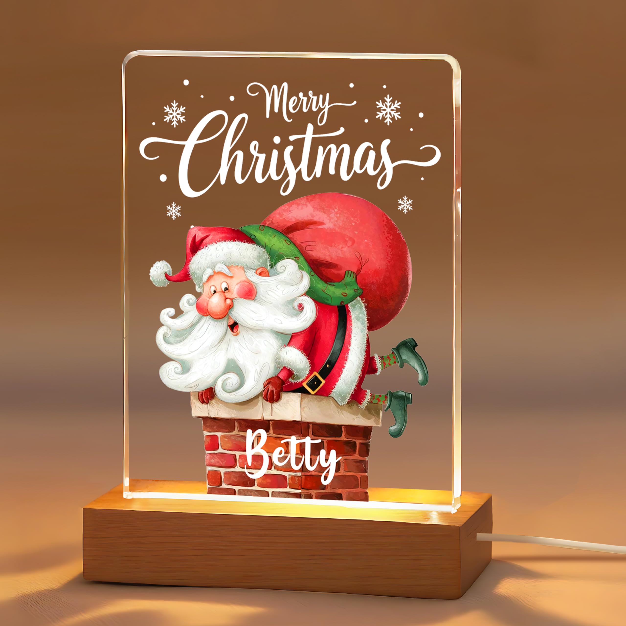 Personalised Christmas Cards 2025, Light Up Christmas Card, Xmas Cards, Custom Special Christmas Cards Gifts for Kids, Granddaughter, Grandson, Boys, Girls, Daughter, Son (Design 4)