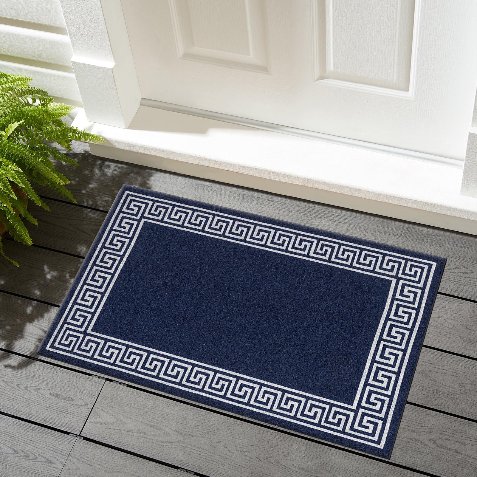 renoazul® Carpet Runners for Hallways Non-Slip Long & Wide Heavy-Duty Plain | 80 x 300 cm Super Absorbent Indoor Stair Carpet and Kitchen Anti-slip Floor Mats - Greeky Rug - Grey & Black — view 28