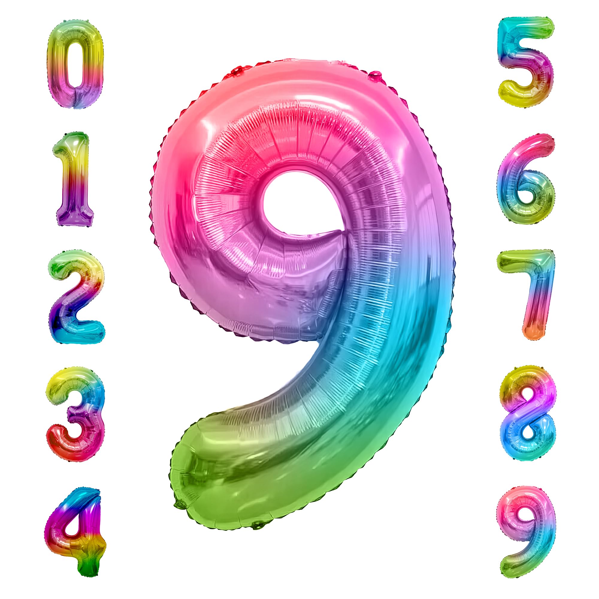 Amazon.com: Number Balloon, Number 9 Balloon, 9 Balloon 40 Inch
