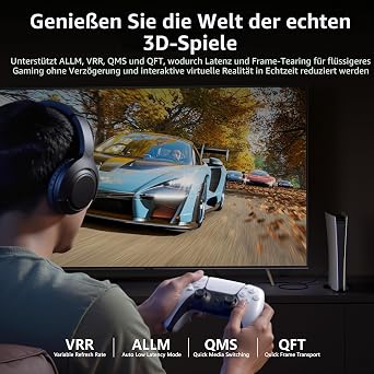 CAKOBLE HDMI 2.2 Cable 2 m 96 Gbps Ultra-High-Speed 16K 12K/10K 8K 4K @ 120Hz@240Hz@480Hz eARC HDR10+ Dolby Atmos/Vision hdcp 2.2 HDMI Cable for HDMI 2.1 Cable PS5 Xbox Soundbar Fire TV HDTV