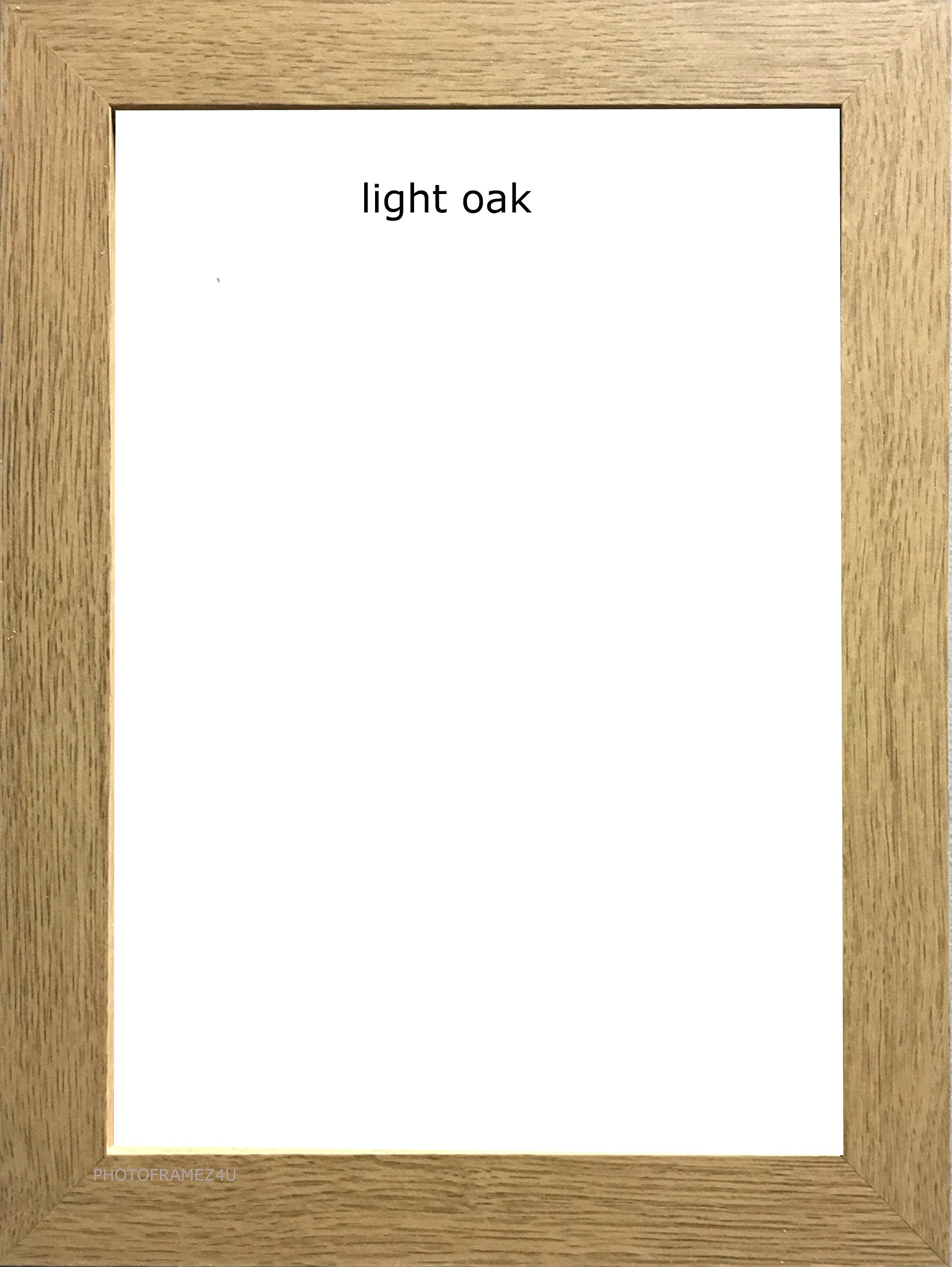 Ulisia Enterprise Light Oak 70X50cm Wooden Effect Photo Frame, Poster/Picture Frames For Wall Mount/Freestanding.available In Verious Sizes And Colours.