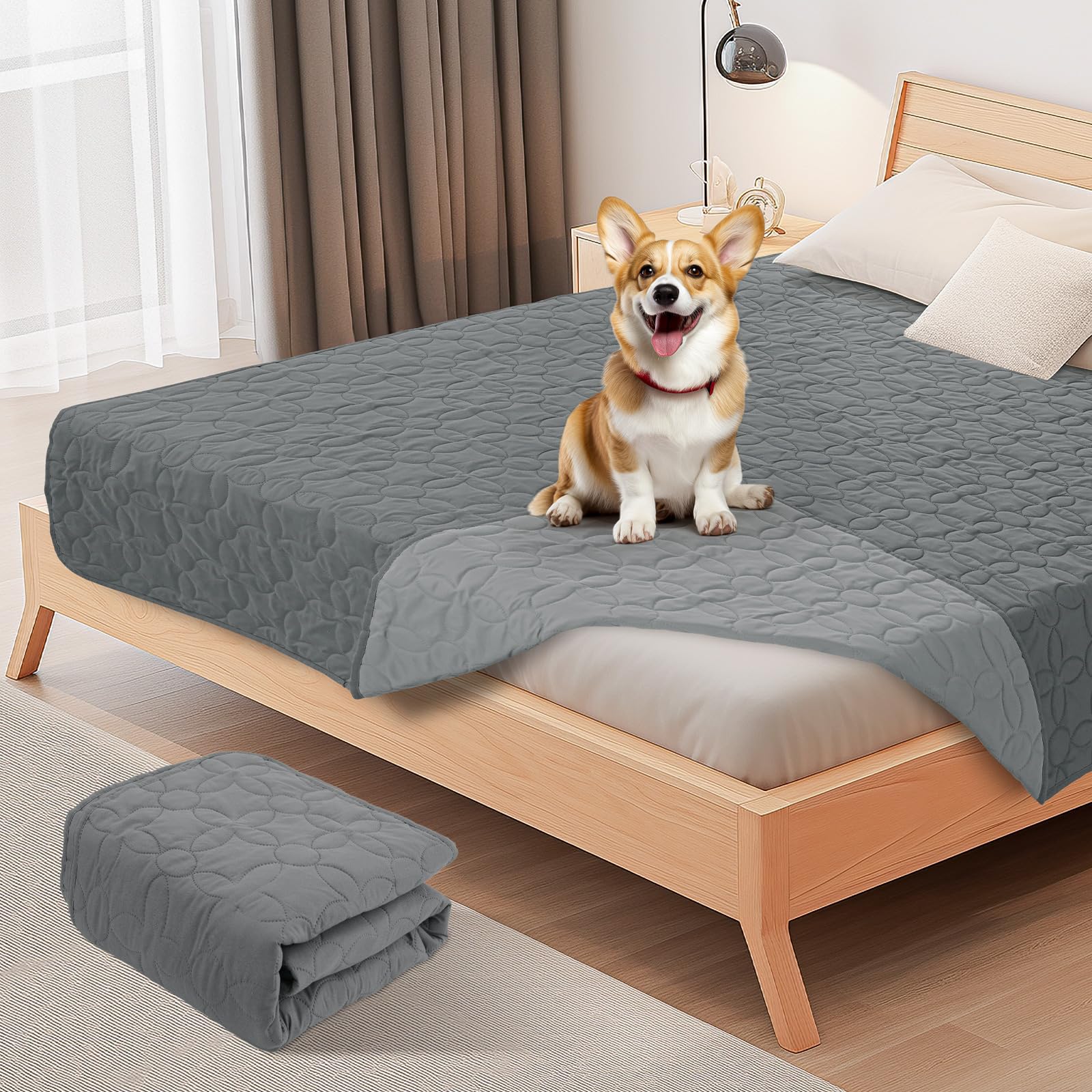 防水シーツ ペット ベッド 高齢者 76×102cm グレー LOOBANI Amazon.co.jp: LOOBANI防水シーツ ペット 漏れ防止 防水シーツ