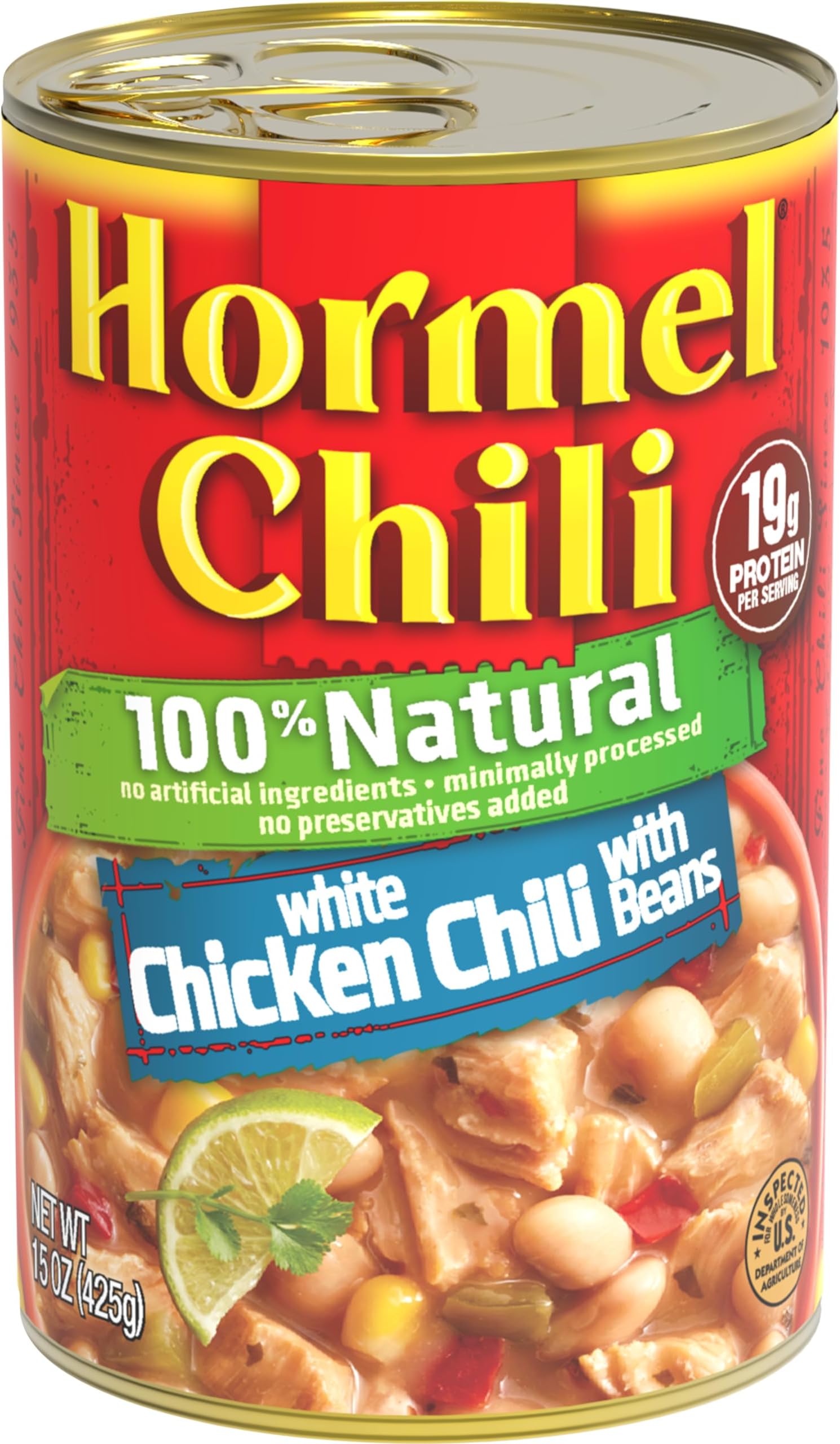 Amazon.com: HORMEL Chili Natural White Chicken Chili with Beans (Pack ...