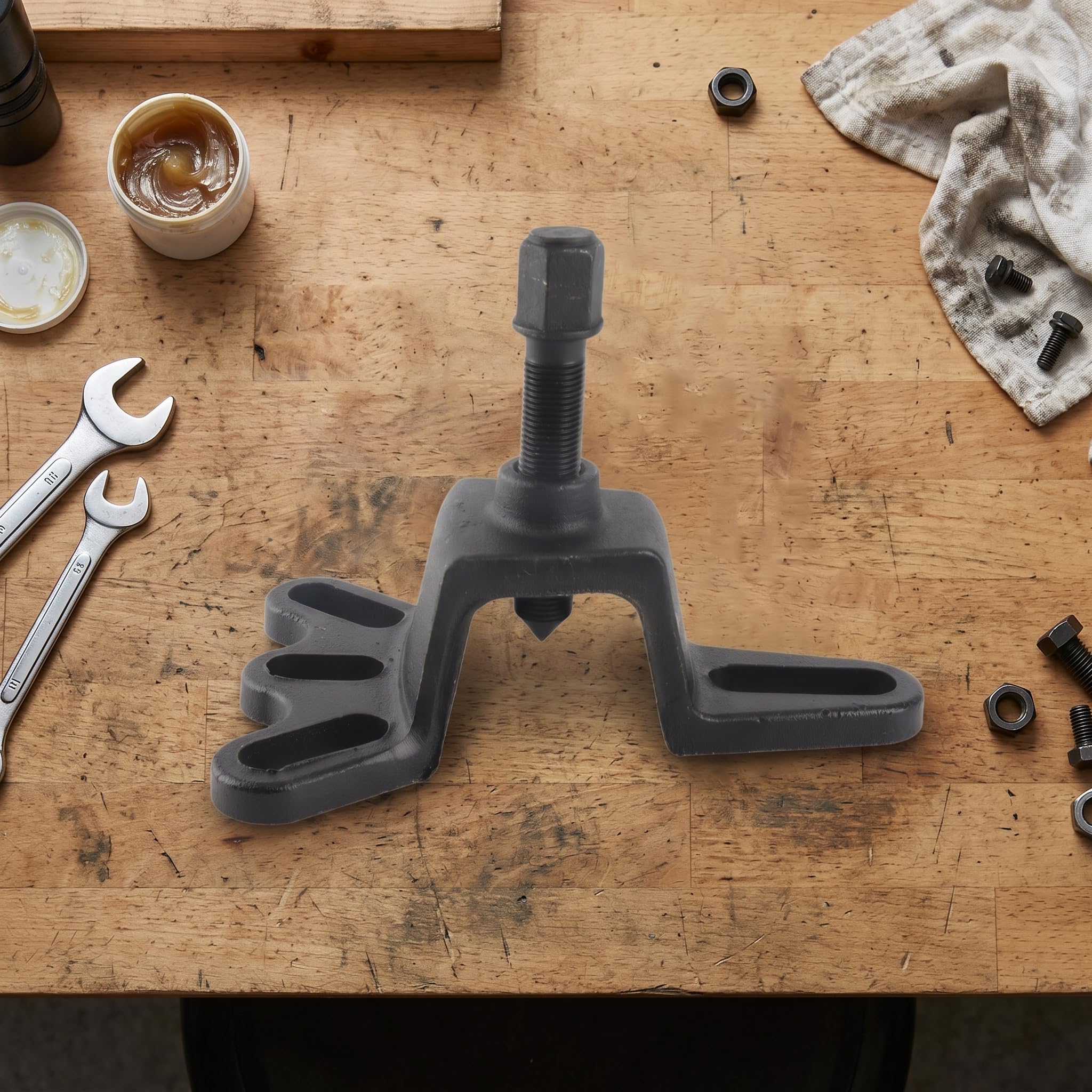 Kit Estrattore per Semialbero in Acciaio al Carbonio Rimozione Asse e Tamburo Freno per Spargitrice Macchine Agricole e Manutenzione Mezzi Pesanti