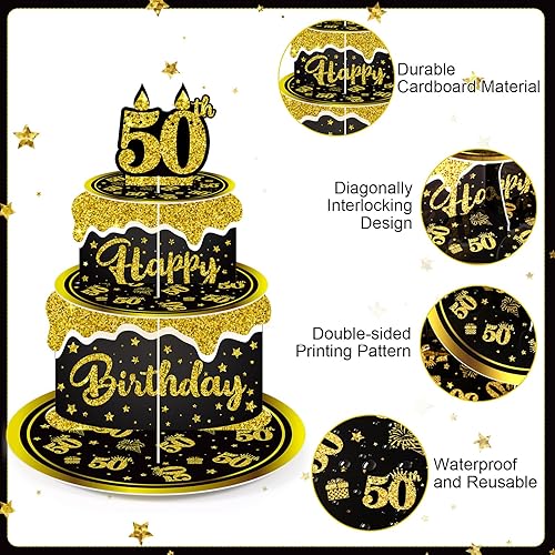 Miniatura 10 de Zopeal Soporte de 3 niveles para cupcakes de copo de nieve, decoración de fiesta, soporte para cupcakes de copo de nieve, soporte para pasteles con