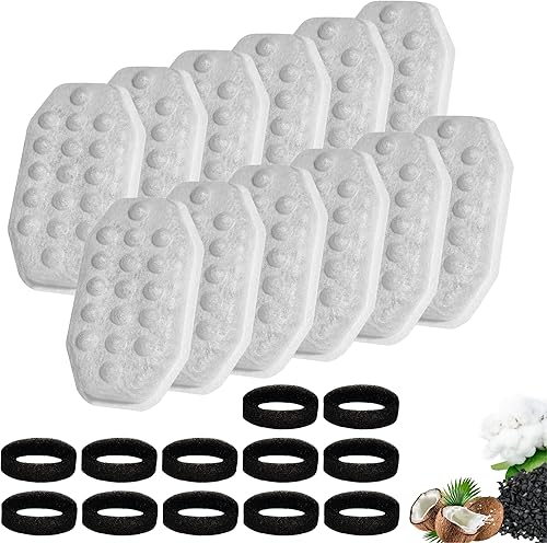 Repuesto de filtros de acero inoxidable para gatos compatibles con filtros Rellaty de 108 onzas3.2 L para fuentes de agua para gatos y perros en el