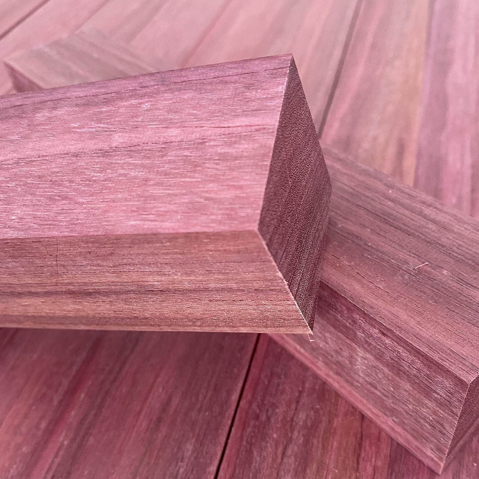 ECI Purple Heart Amaranth - Ripiano 40 x 300 mm, in legno di tornitura, suono viola, legno