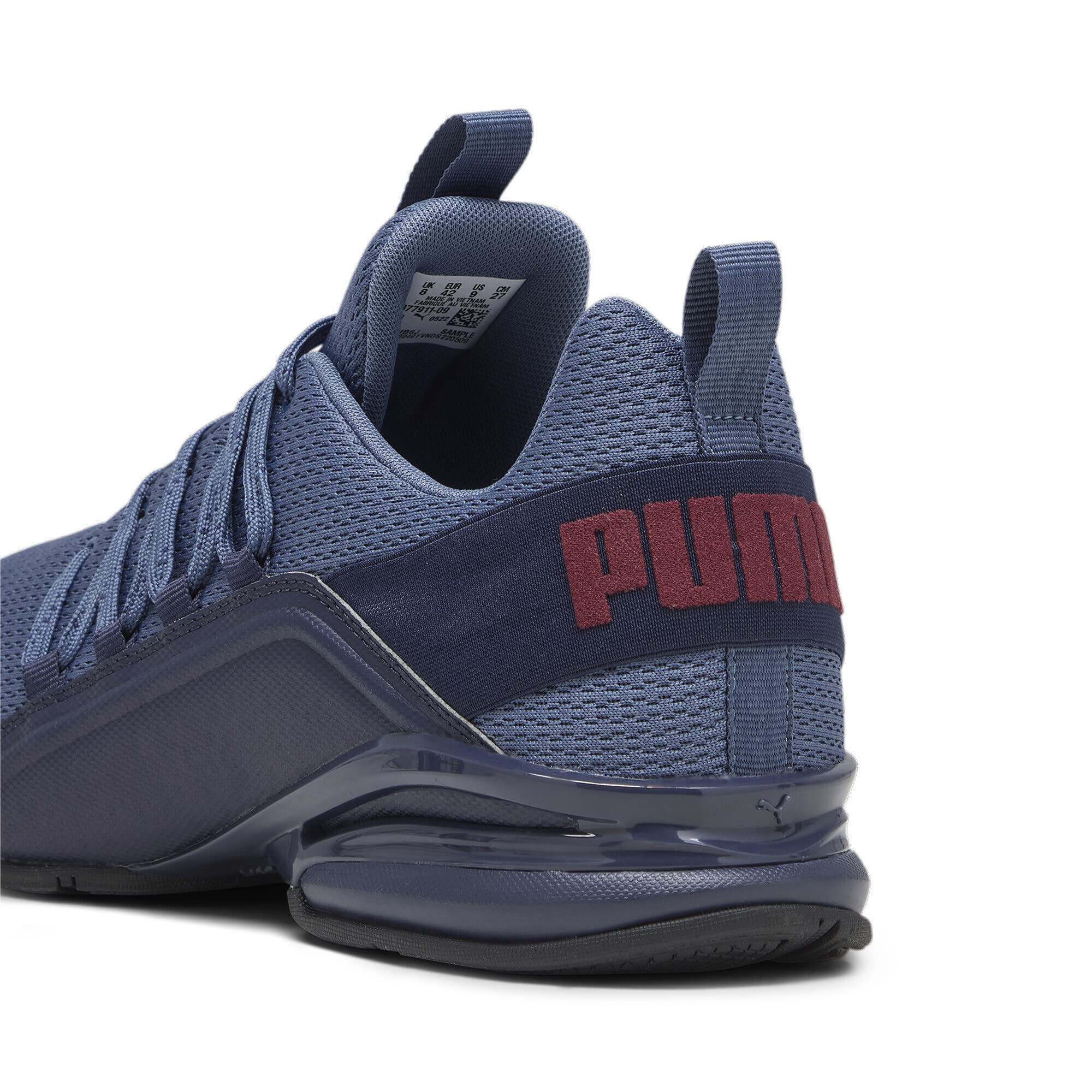 PUMA Herren Axelion Refresh Laufschuhe 44, Navy Inky Blue Dark Jasper Red