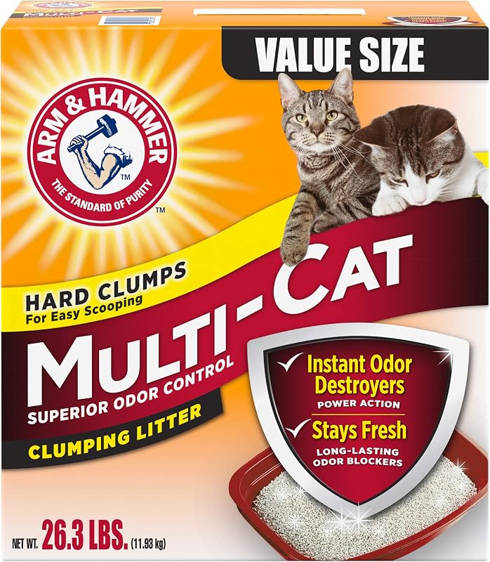 MultiCat Clumping Litter, Scented 26.3lb
