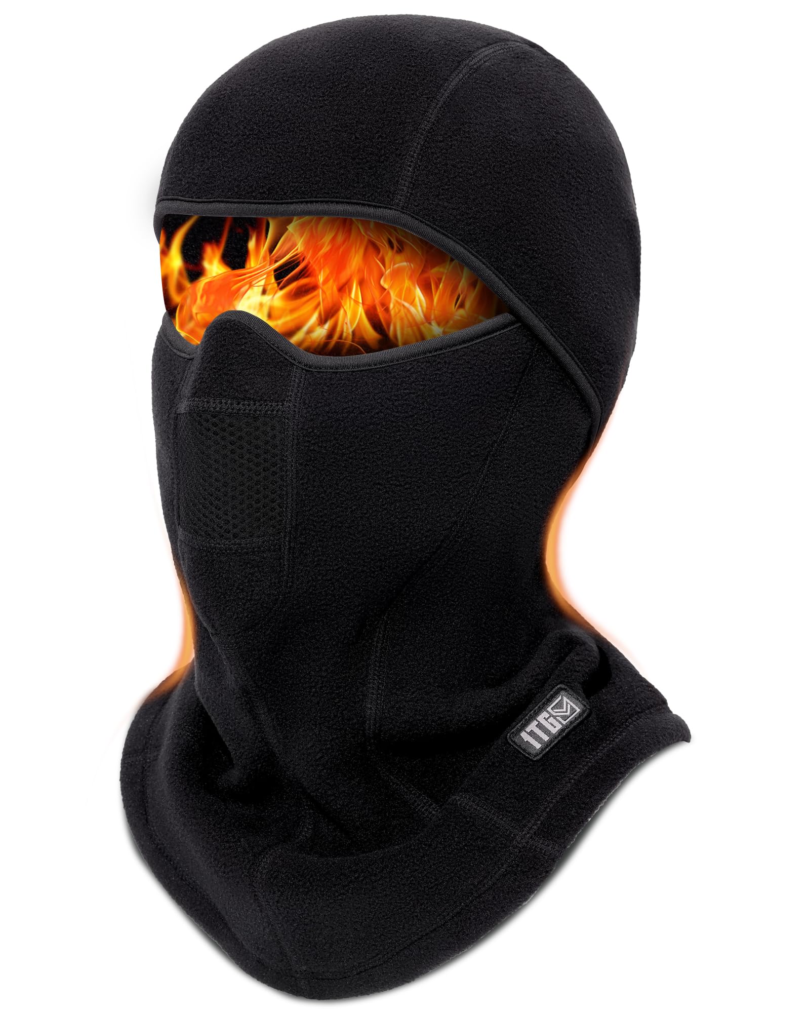 1TG Tactical Winter Balaclava, Ski Mask Warm Face Mask Thermal Windproof Face Cover for Cold Weather Winter Skiing Snowboarding Motorcycling Ice Fishing Men Women
