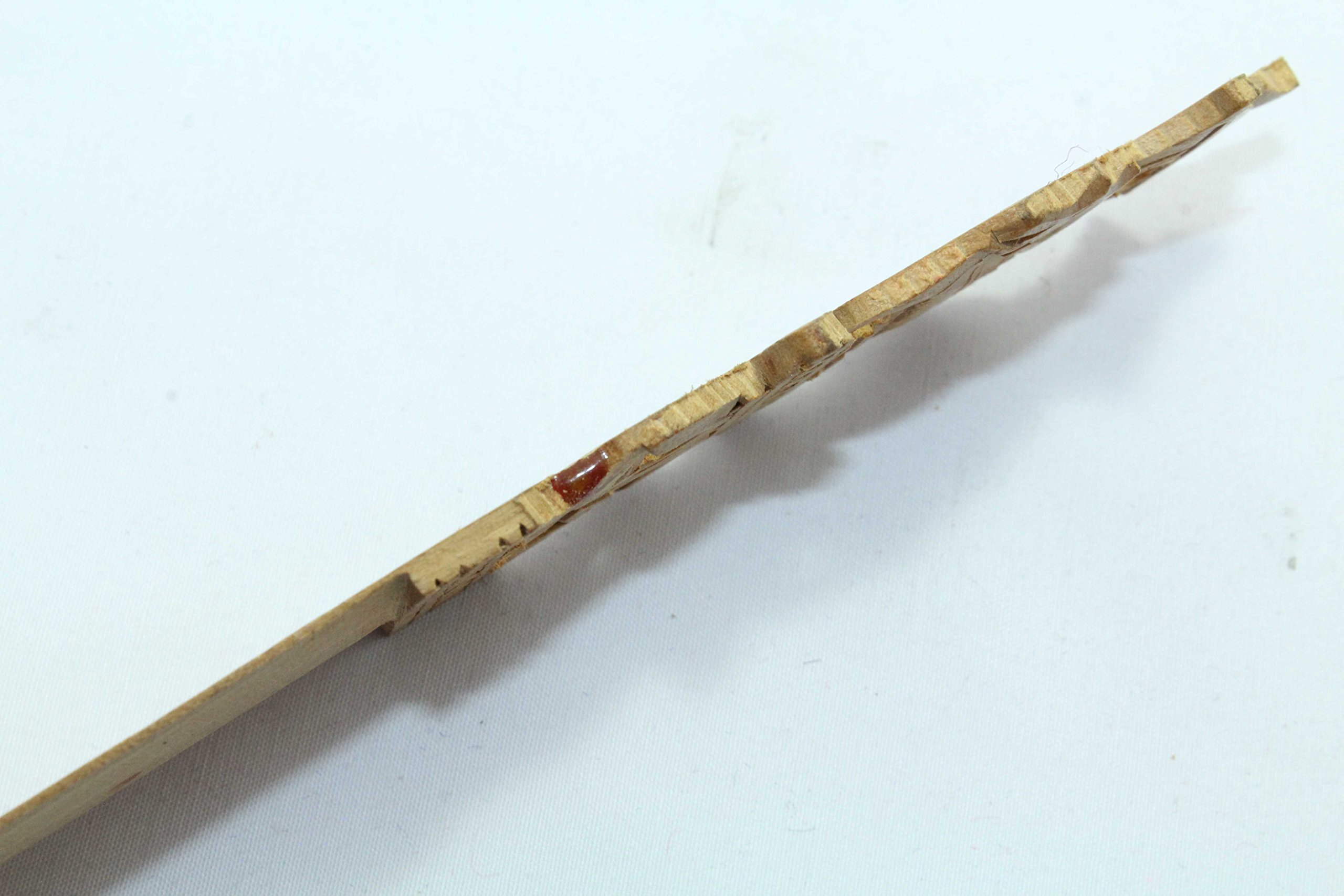 Rajasthan gems Ouvre-lettres en bois de santal fait à la main, figurine éléphant sur la poignée, 17,8 cm