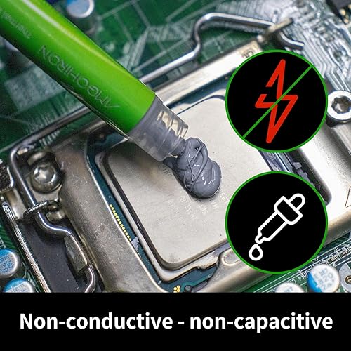 Miniatura 5 de Pasta térmica (0.07 oz) 7Wmk - Máximo rendimiento para enfriar todos los procesadores, CPU, GPU, procesador IC, alto rendimiento basado en carbono,