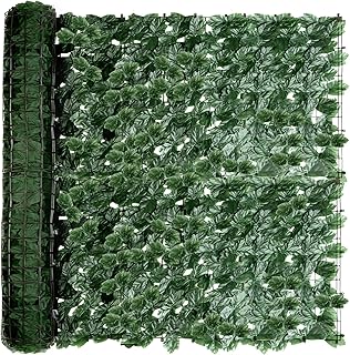 REOVE Artificial Ivy Privacy Fence Screen, Artificial Hedge 