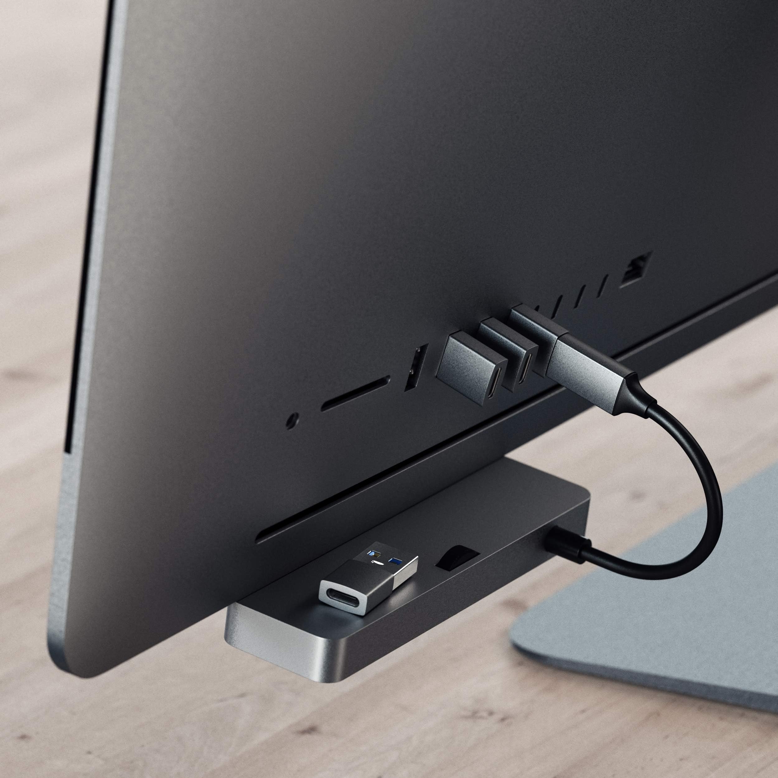 Type-A to Type-C Adapter Converter - USB-A Male to USB-C Female - Compatible with iMac, MacBook Pro/MacBook, Laptops, PC, Computers and More (Space Gray)