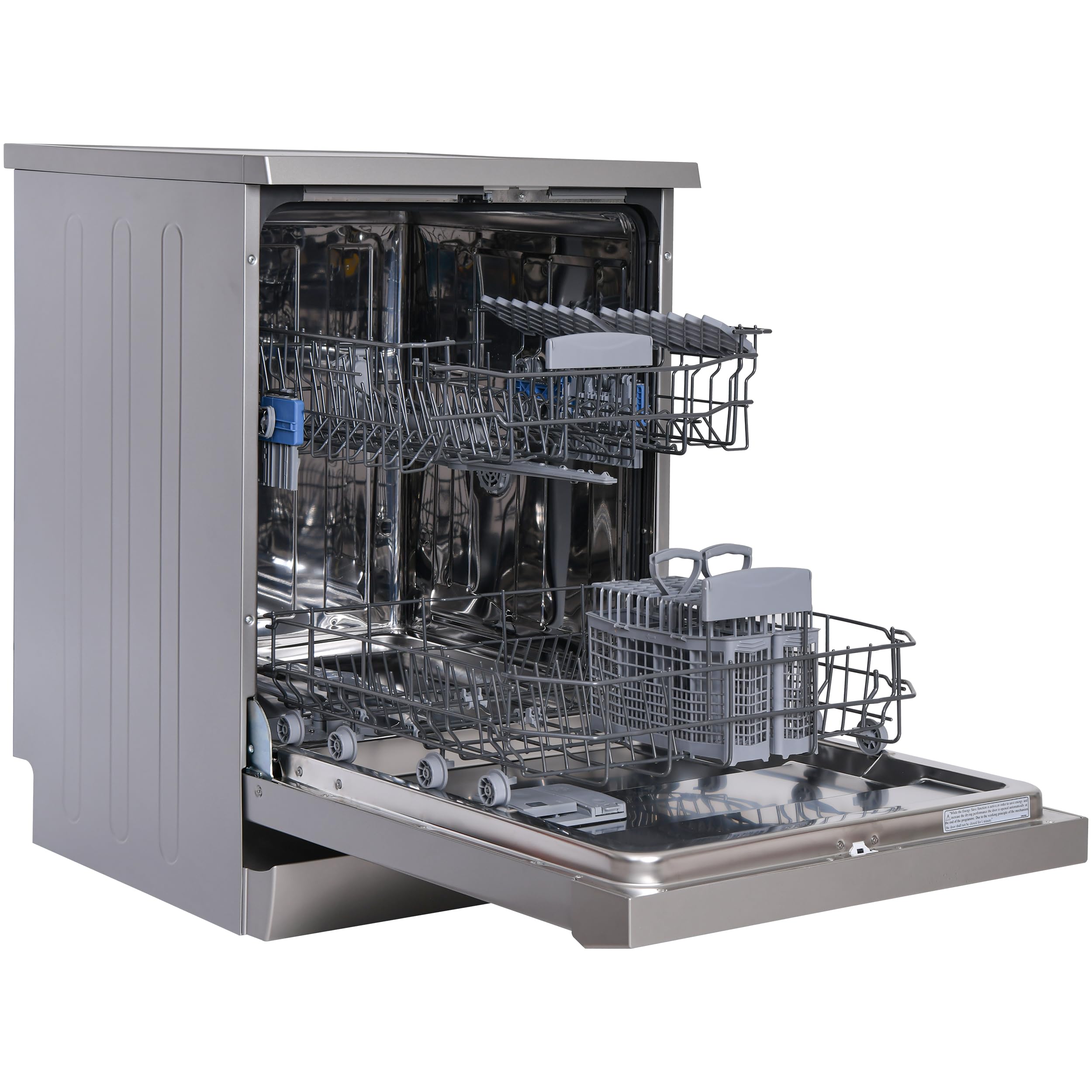 Telefunken G-FS-6014-C-I Geschirrspüler freistehend Spülmaschine 60 cm | 12 Maßgedecke, 9 Programme, AquaStop - Schutz vor Wasserschäden, Auto-Door, leise 44 dB, SpeedWash, inkl. Besteckkorb