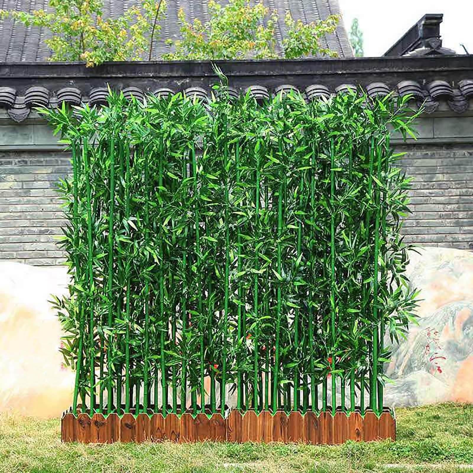 Clôture en Bambou Synthétique pour Aménager un Coin de Verdure Zen sur Balcon et Terrasse