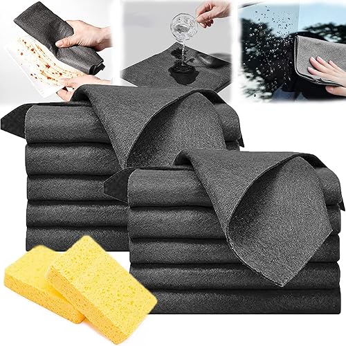 Cicarfer - Paño de limpieza mágico grueso Sonorou, paño de limpieza mágico grueso, paño de limpieza milagroso sin rayas para cocinas, vidrio, coches disponible en Yaxa Colombia