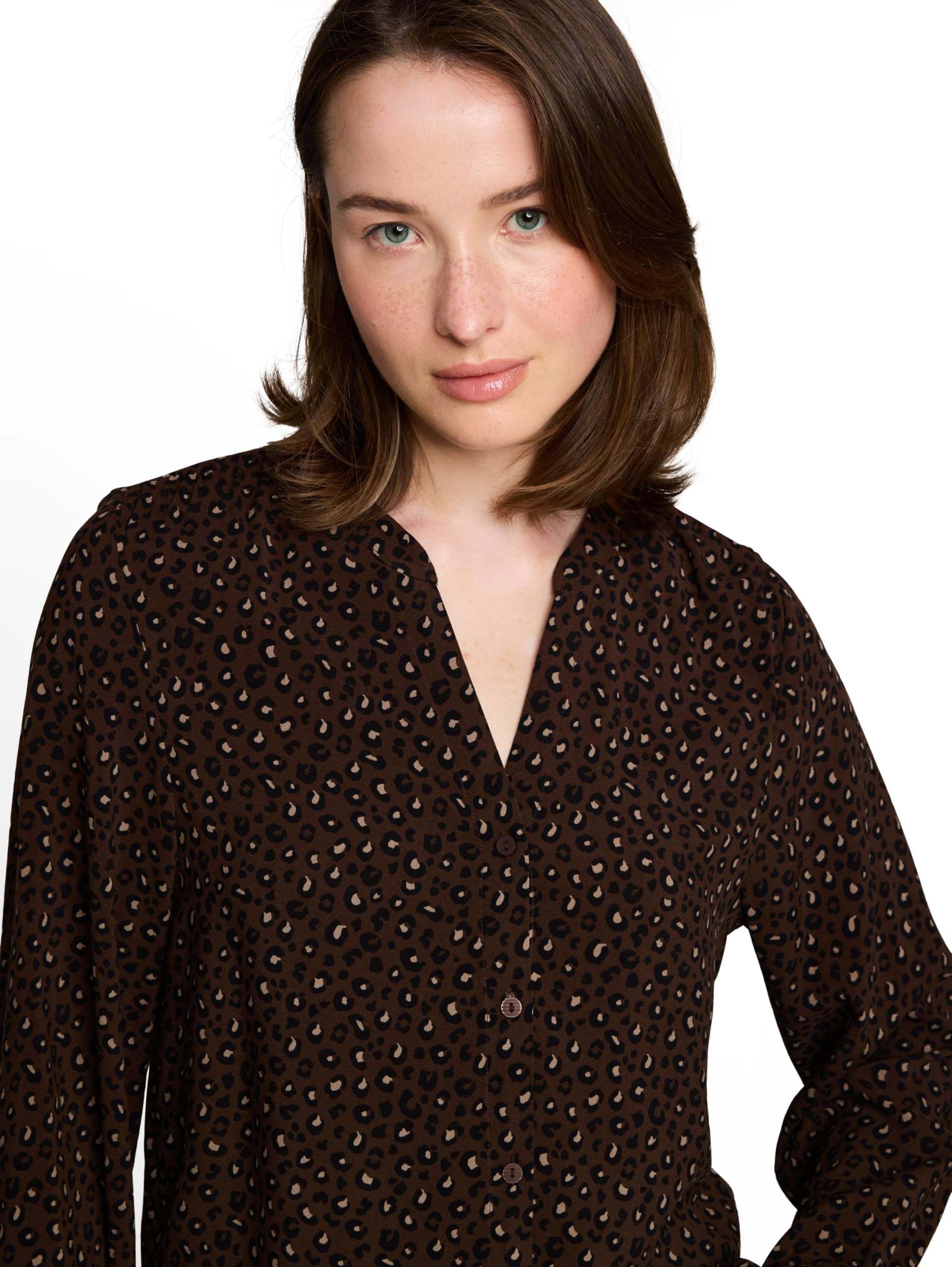 TOM TAILOR Denim Damen Bluse mit Muster