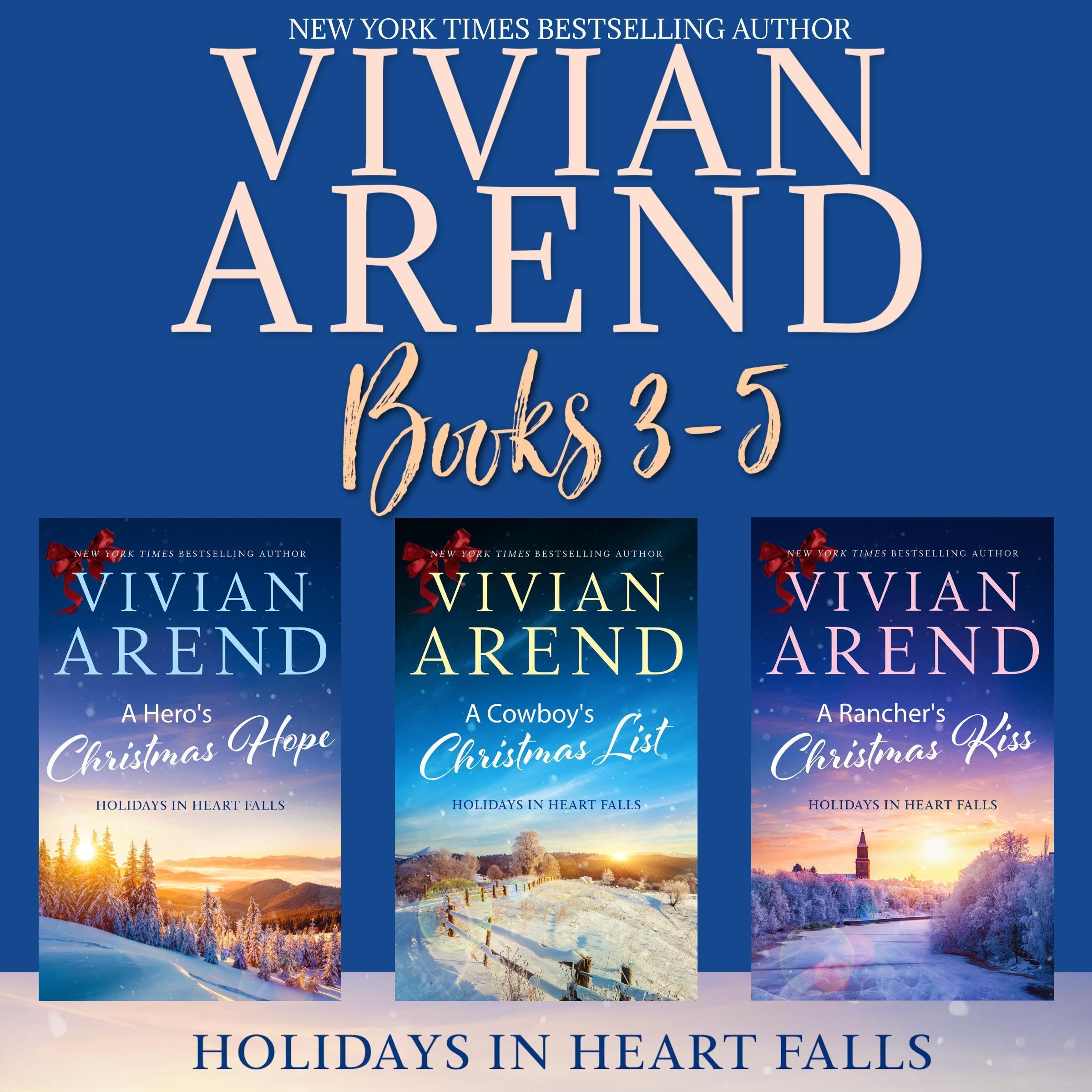 Cover art for Holidays in Heart Falls, Books 3-5