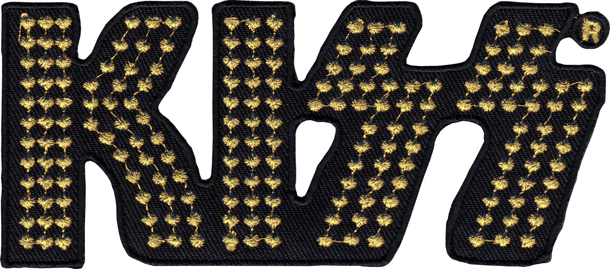 C&D VisionaryP-4635 Kiss Logo Gold Patch, Multi Color