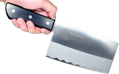 Miniatura 6 de Seki Japan MASAMUNE, cuchillo de carnicero profesional de acero inoxidable, mango POM, 7.1 pulgadas (7.087 in)