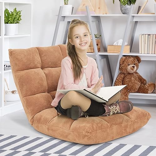 Miniatura 47 de Giantex - Sofá plegable que se convierte en cama, para videojuegos, descansar, sentarse, ajustable, reclinable Púrpura,Rosado,Negro