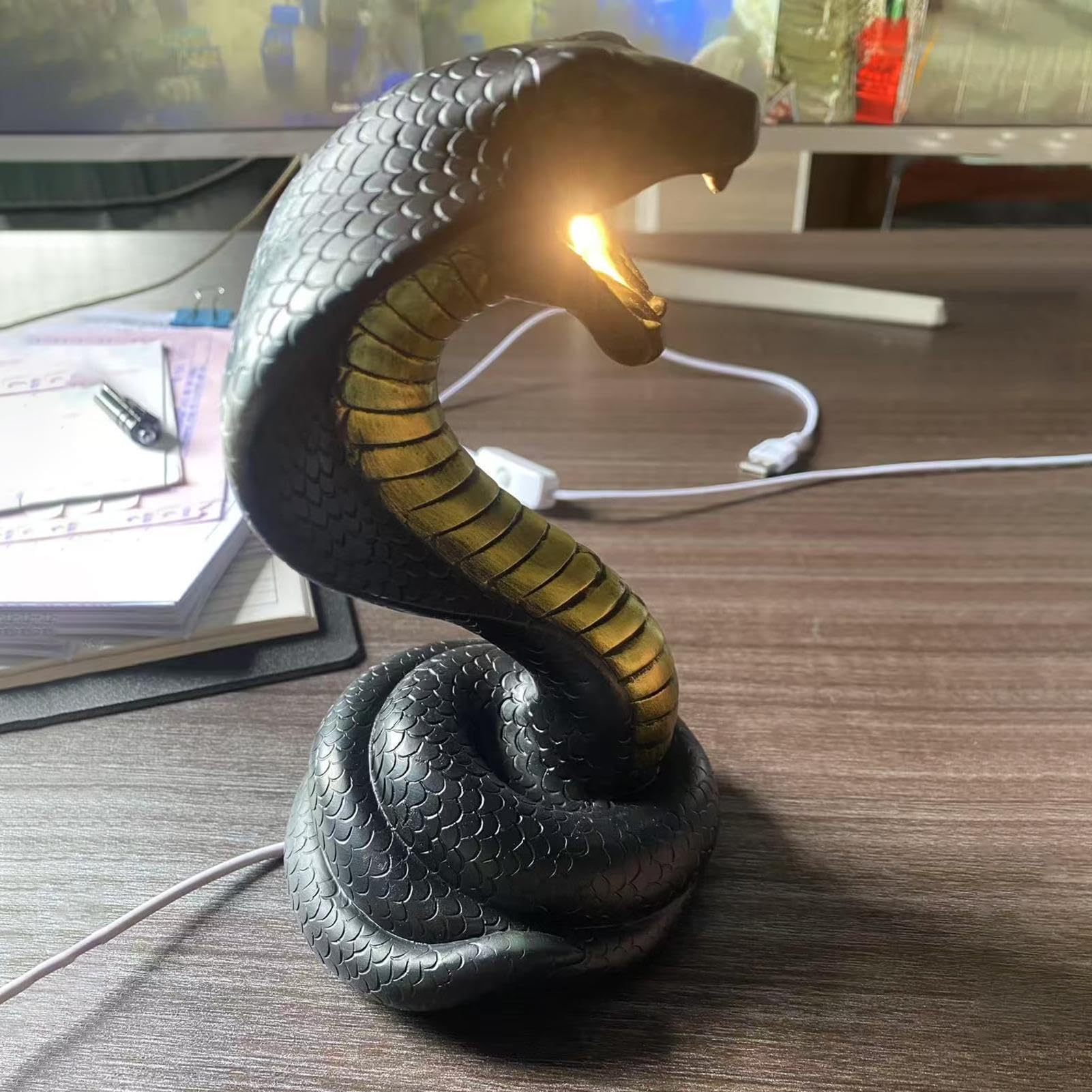 Notturna Notturna Serpente Gotico Decorazione Della Camera Sinistro E