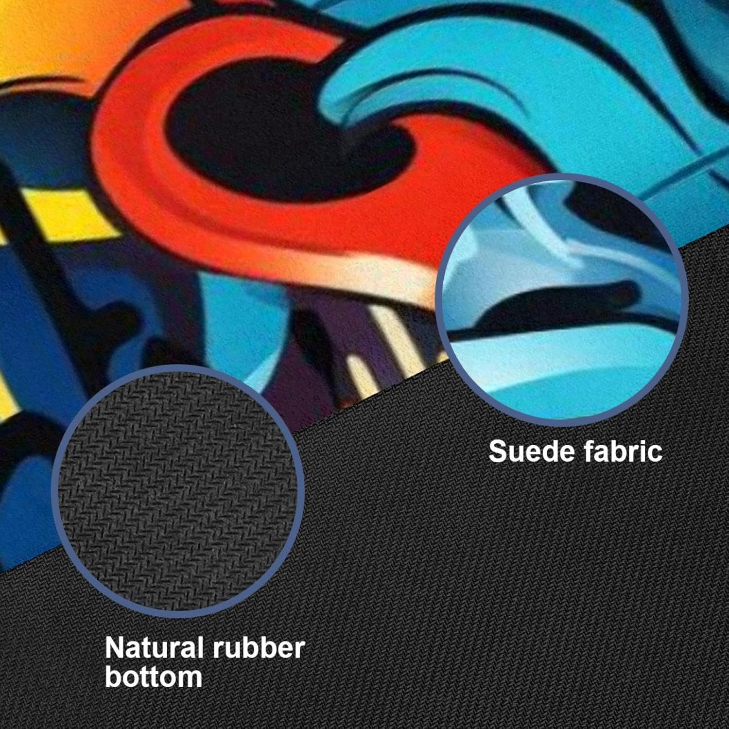 Yoga Towel, Colorful Graffiti Pattern Non Slip Sweat Absorbent Hot Yoga Mat Towel for Hot Yoga, Pilates and Fitness - 72.8" x 26.8"