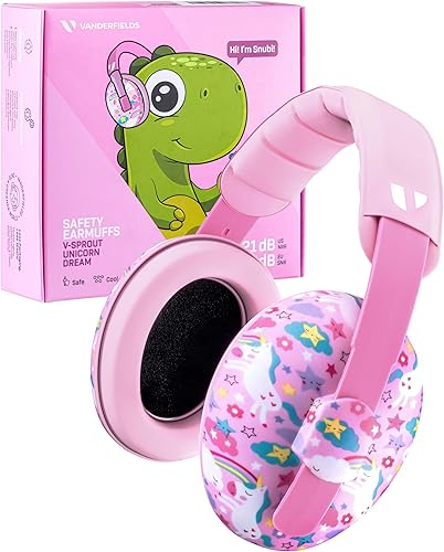 Vanderfields Auriculares con cancelación de ruido para bebés, niños pequeños, bebés de 3 meses a 2 años disponible en Yaxa Peru