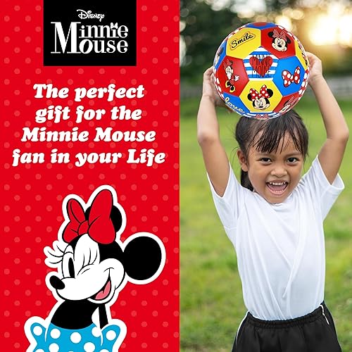 Miniatura 6 de Capelli Sport Disney Minnie Mouse - Balón de fútbol para niños, tallas 3, 5, fútbol con licencia oficial para niños y niñas, jóvenes jugadores de