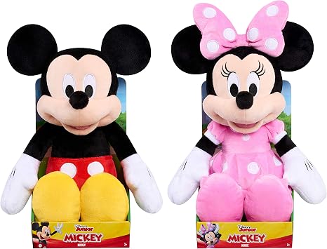 Disney Junior Mickey Mouse Large Plush Mickey Mouse, Officially Licensed Kids Toys for Ages 2 Up by Just Play