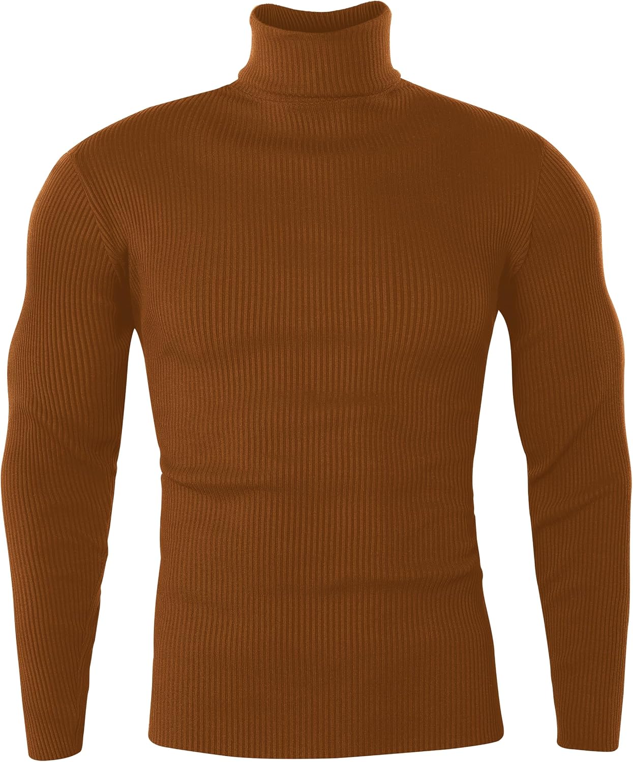 NY Threads Men's Ribbed Turtleneck Slim Fit Pullover Casual Long Sleeves Basic Top - Image 7