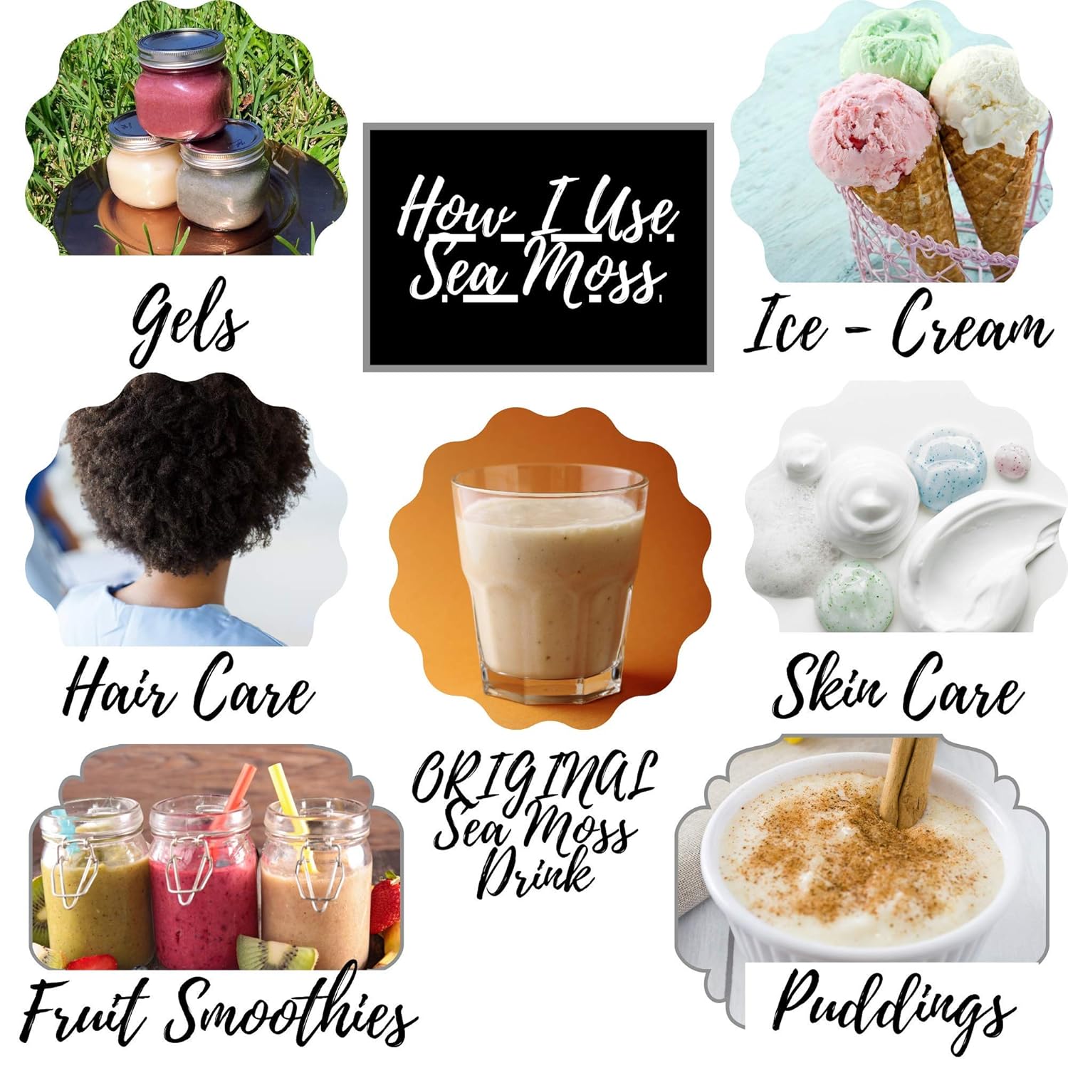 Wildcrafted Sea Moss | Gold - Purple - Green - Mixed | 100% Natural Irish Moss from St.Lucia | Mineral-Rich Superfood | 8oz Sun-Dried Moss | NO Preservatives NO Chemicals