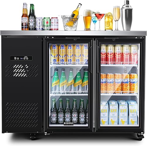 Miniatura 15 de BODEGA COOLER Refrigerador y enfriador de bebidas, refrigeradores comerciales de 9 pies cúbicos para bebidas, cerveza, enfriador comercial alto