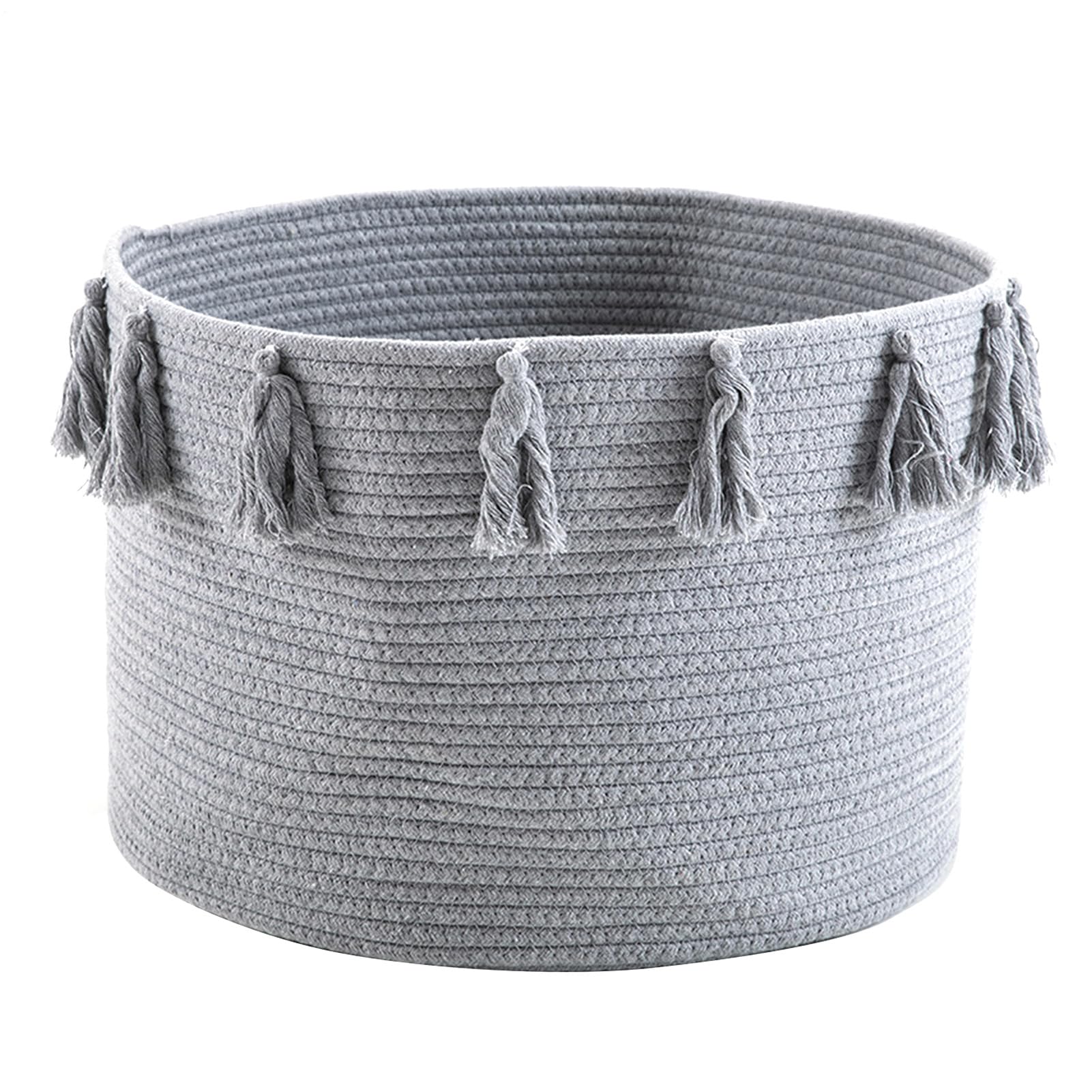 Panier en corde cadeau de naissance idéal pour ranger jouets et vêtements bébé