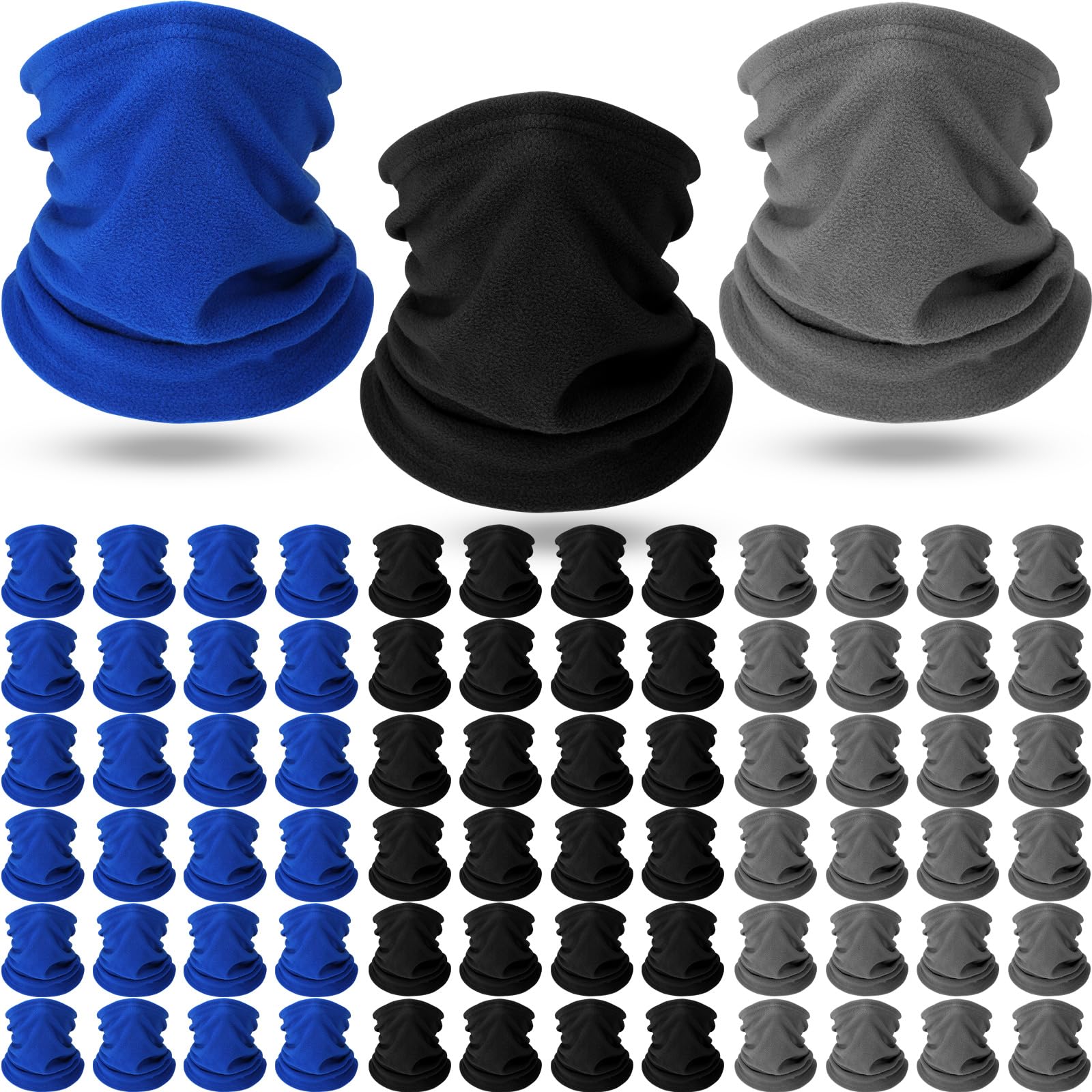 Handepo Fleece Neck Gaiter Winter Warmer Homeless Bulk