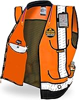 Vista 22 de KwikSafety - Charlotte, NC - GODFATHER Safety Vest [CUSHIONED COLLAR + TABLET POCKET] ANSI OSHA