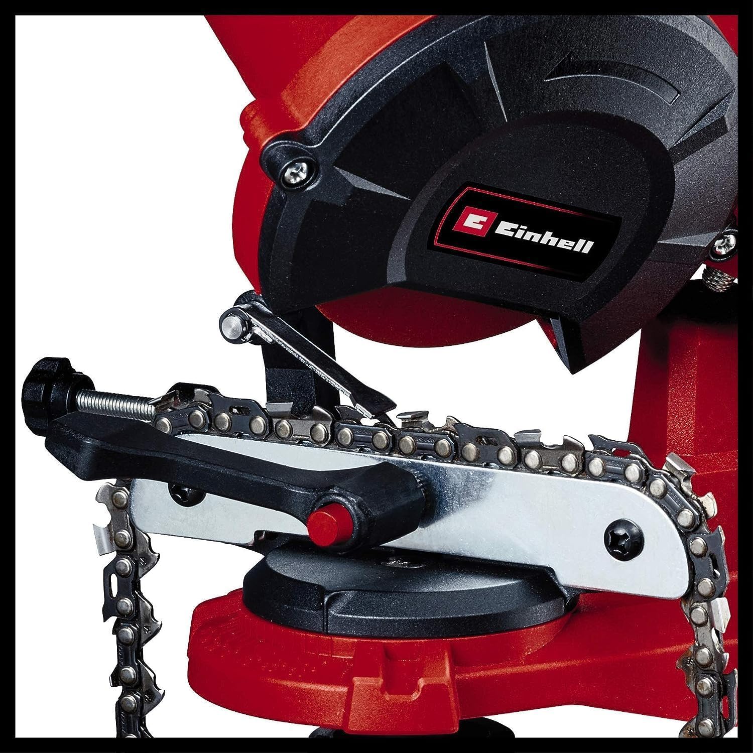Einhell GE-CS 18 Li Solo - Afilador de cadenas de motosierra Power X-Change para cadenas de motosierra, 18V, ralentín 6.500 min-1 (la batería y el cargador se venden por separado)