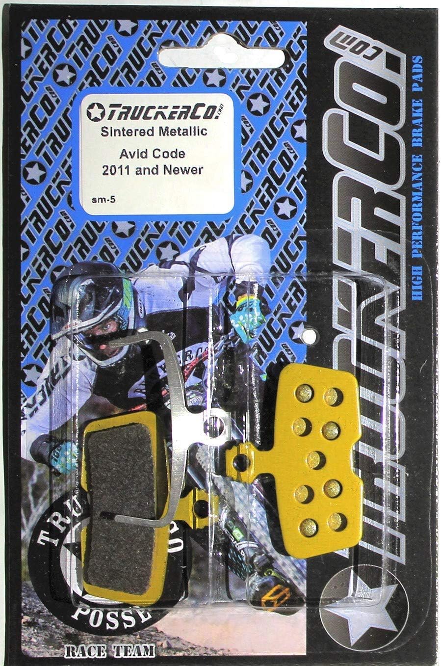 Sintered Metallic disc Brake Pads Compatible with Sram Avid All Code 2011-Newer Models, Guide RE and Guide RSDH, Part #s Code-m, Code-o, Code-o-al sm5
