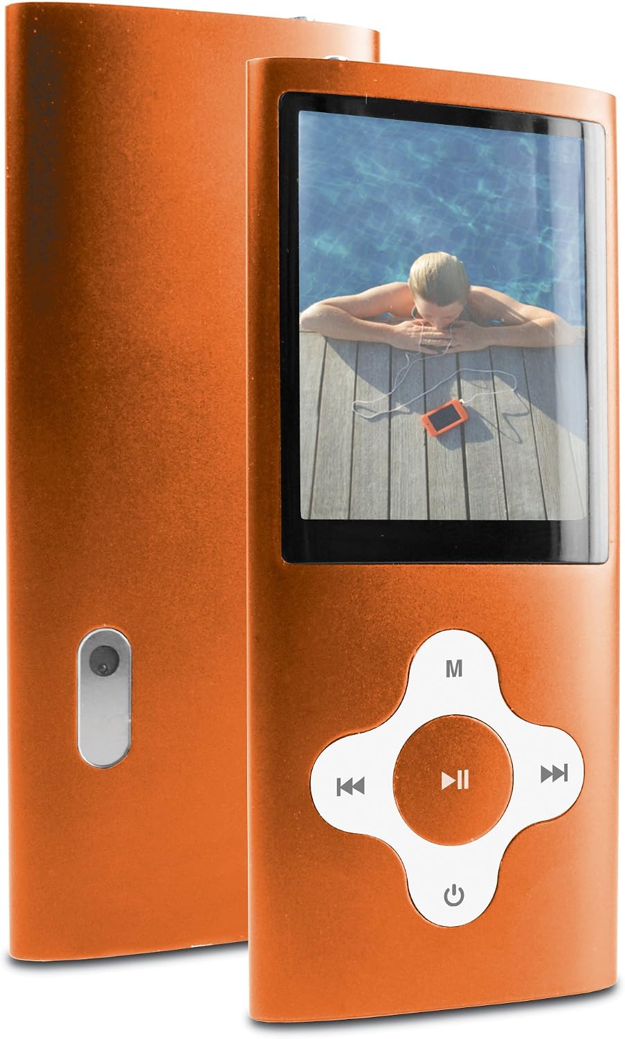 Sylvania 8 GB Video MP3/MP4 Player with FM Tuner, built in Camera/Camcorder and 2-Inch Screen (Orange)