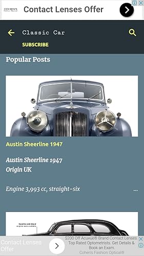 classic car