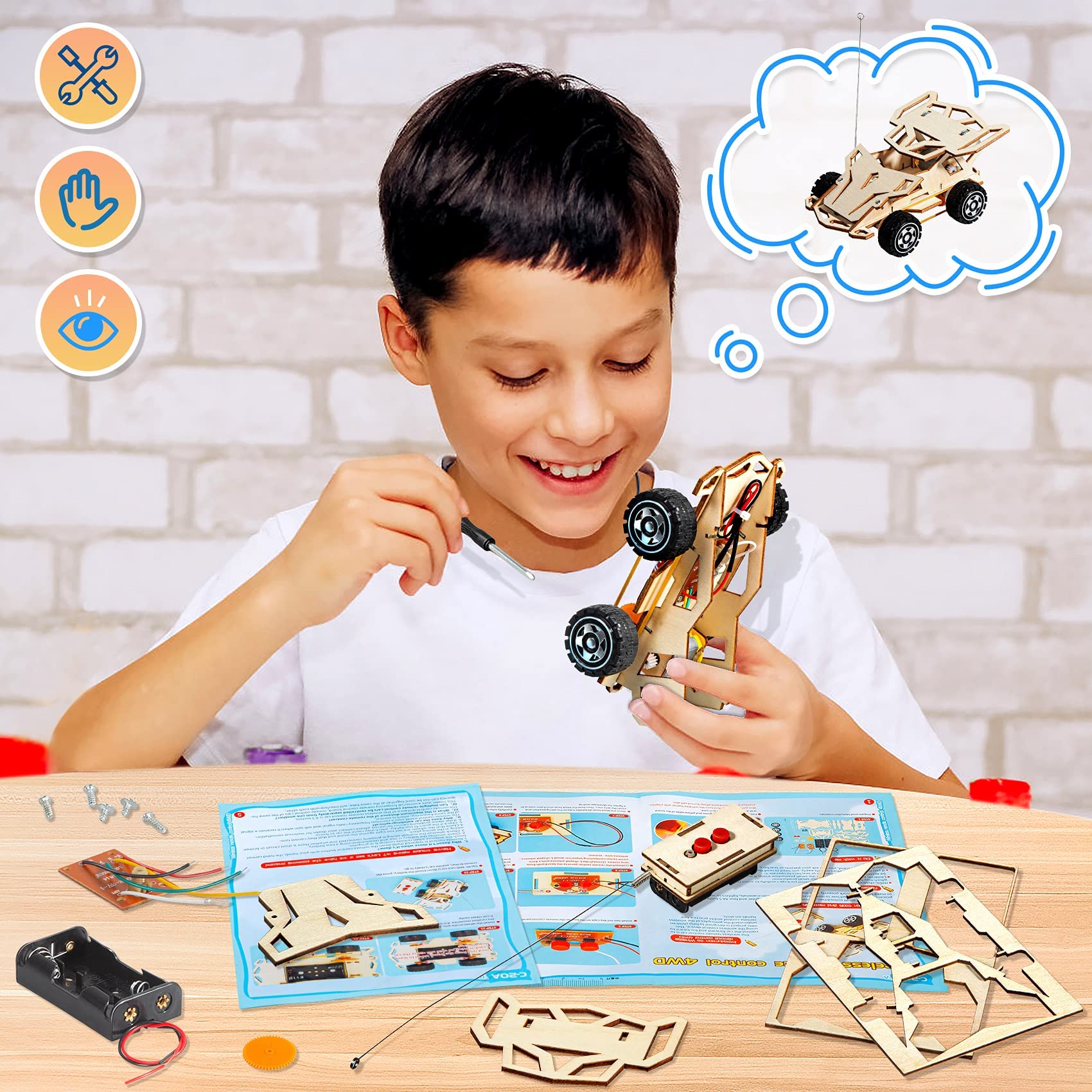 EDUJOY Toys for 6 7 8 9 10 Year Old Boys Gifts, STEM Projects Science