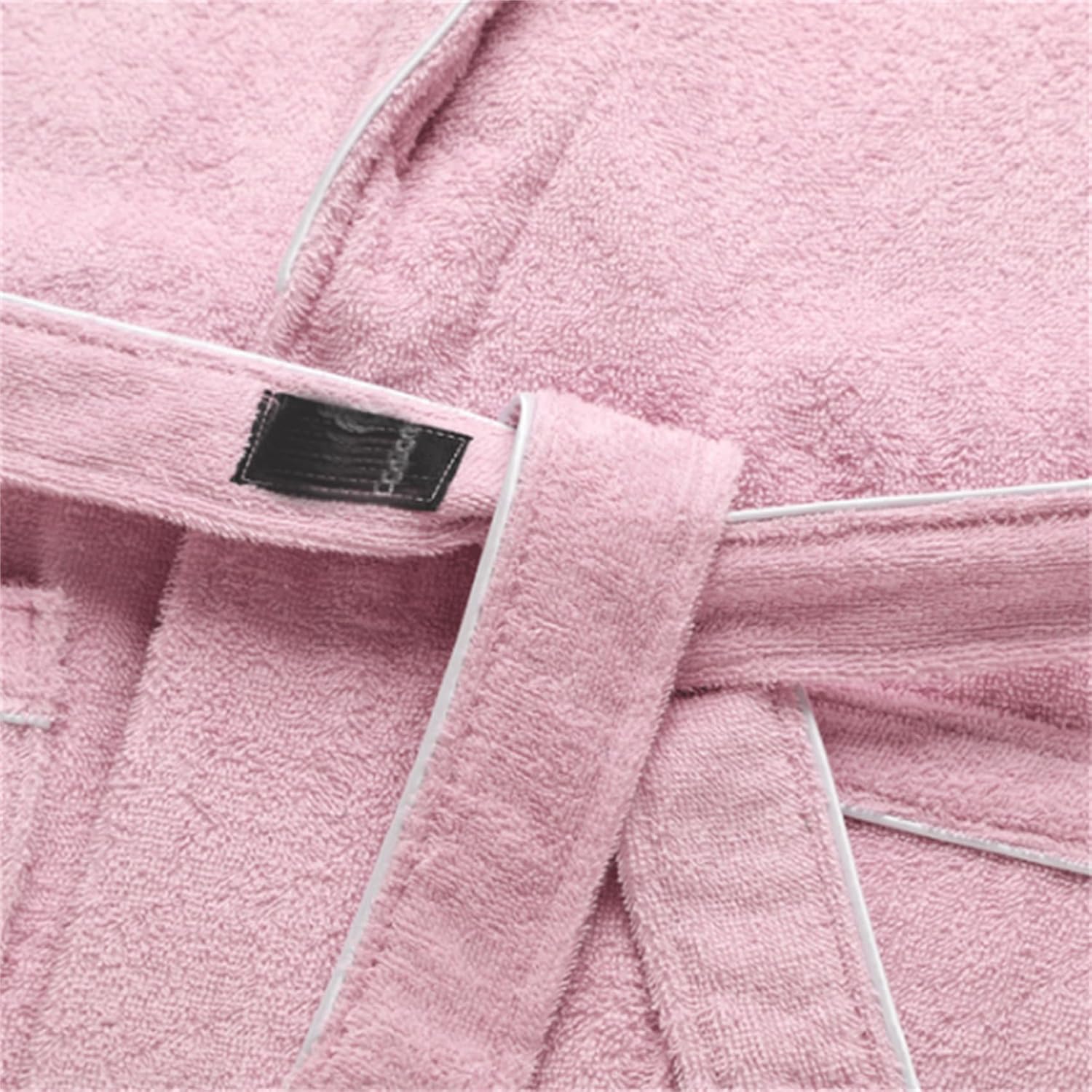 Terry Cloth Robes for Women Men, 100% Cotton Short Sleeve Robes with Pockets, Lightweight Soft Fast-Drying Kimono Bathrobe