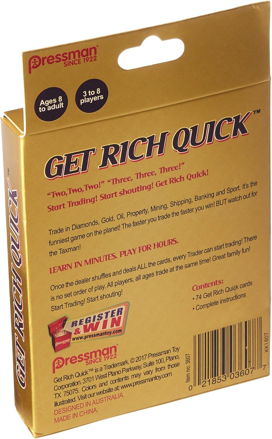 GET Rich Quick - Fun Family Card Game